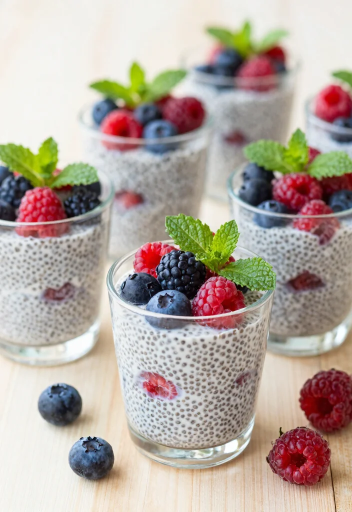 18 Mini Brunch Food Ideas Perfect for Sharing - 8. Chia Pudding Cups 1