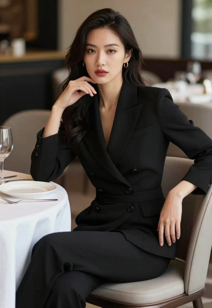 18 Outfit Ideas for Brunch That Work for Any Occasion - 16. Monochrome Magic 1