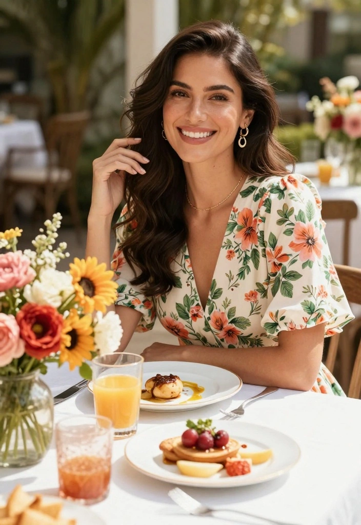 18 Outfit Ideas for Brunch That Work for Any Occasion - 18. Seasonal Florals 1