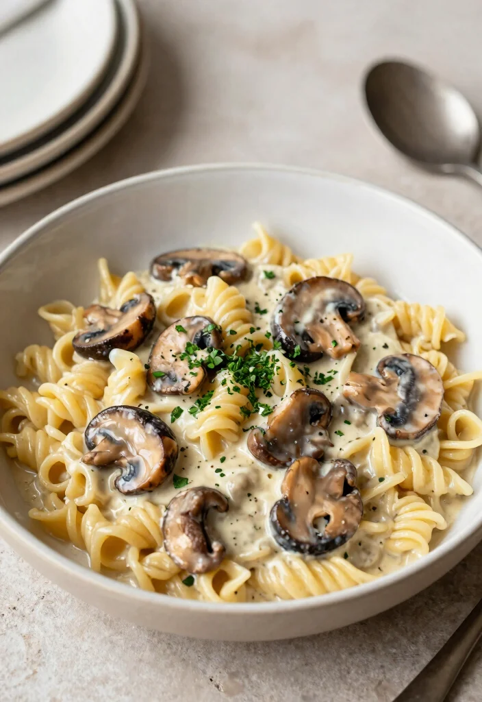 19 Brunch Food Ideas for a Fun and Festive Party - 17. Vegan Mushroom Stroganoff 1