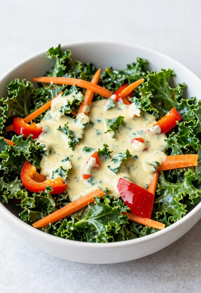 19 Brunch Food Ideas for a Fun and Festive Party - 19. Vegan Kale Salad 1
