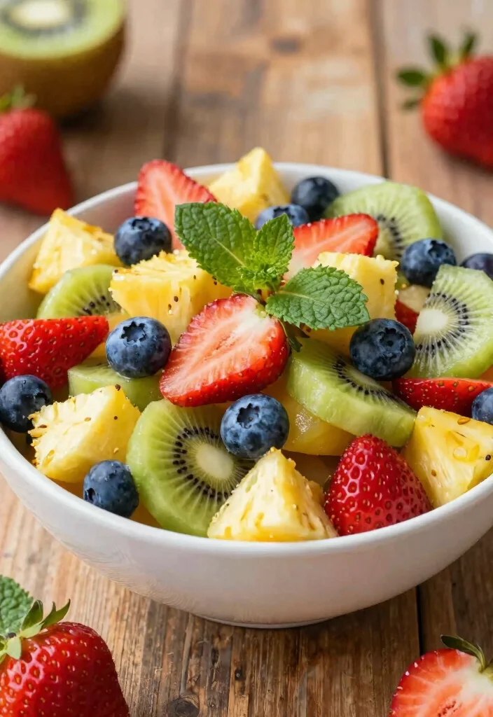 19 Brunch Food Ideas for a Fun and Festive Party - 3. Colorful Fruit Salad 1