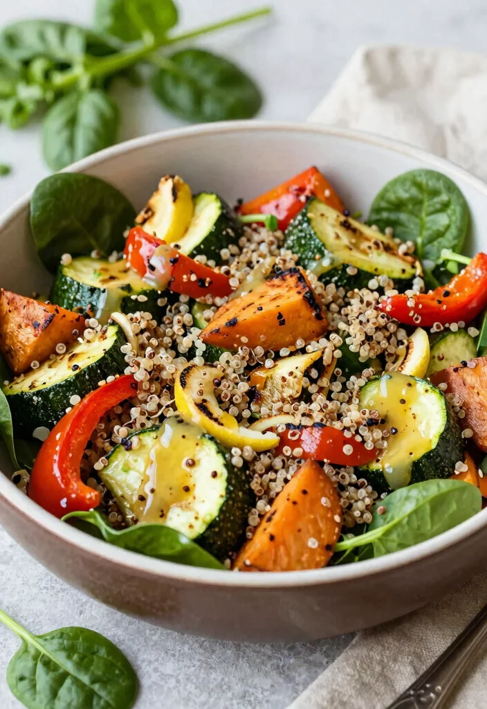 19 Brunch Food Ideas for a Fun and Festive Party - 4. Savory Quinoa Salad 1