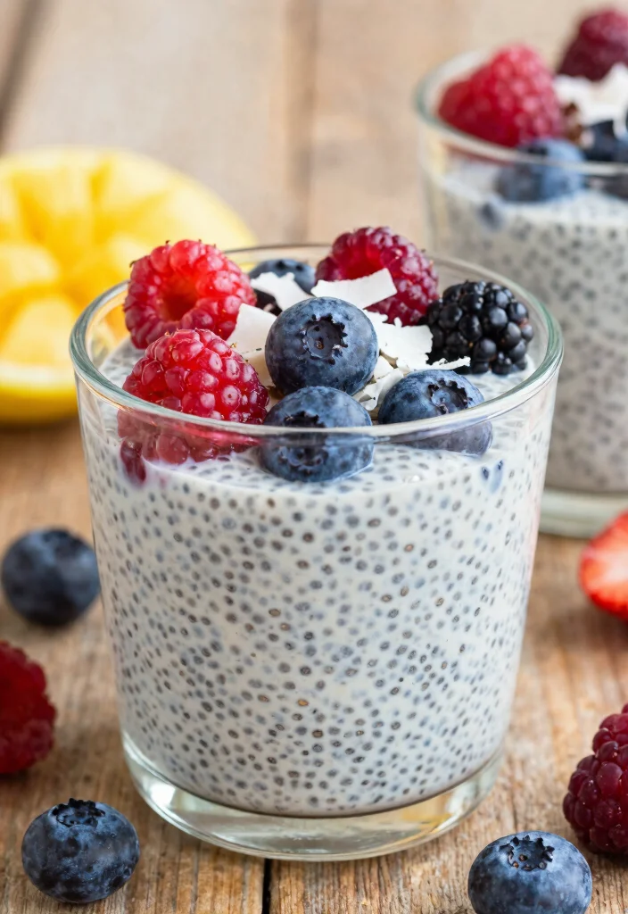 19 Brunch Food Ideas for a Fun and Festive Party - 5. Chia Seed Pudding 1