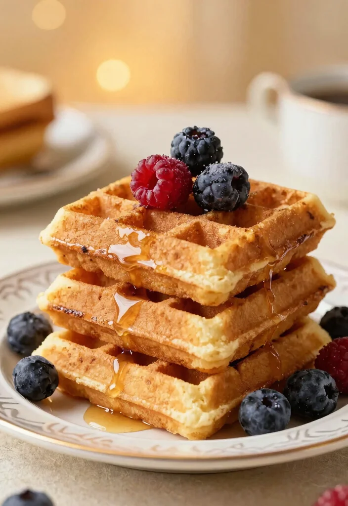 19 Brunch Food Ideas for a Fun and Festive Party - 8. Cinnamon Roll Waffles 1