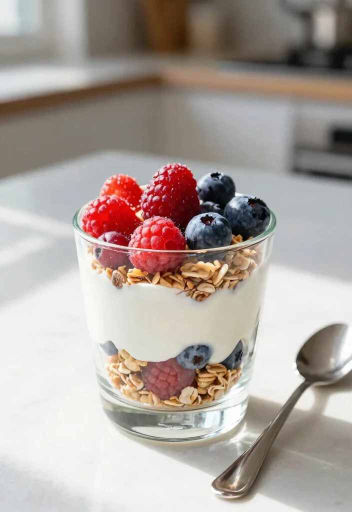 19 Brunch at Home Ideas for a Relaxed Weekend - 10. Fruit and Yogurt Parfait 1