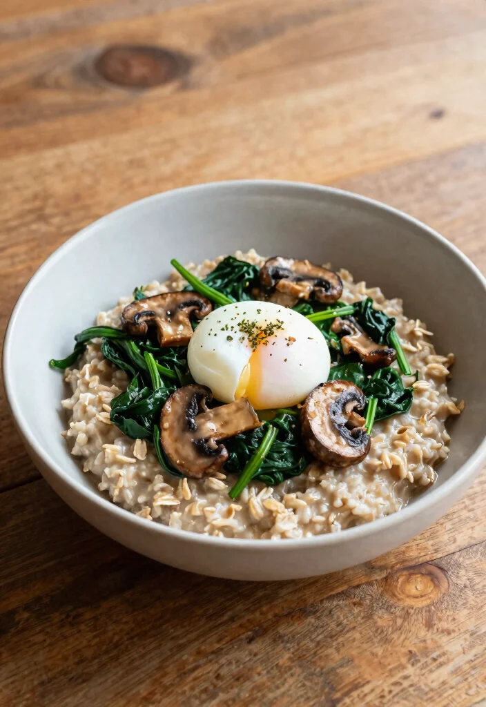 19 Brunch at Home Ideas for a Relaxed Weekend - 8. Savory Oatmeal 1