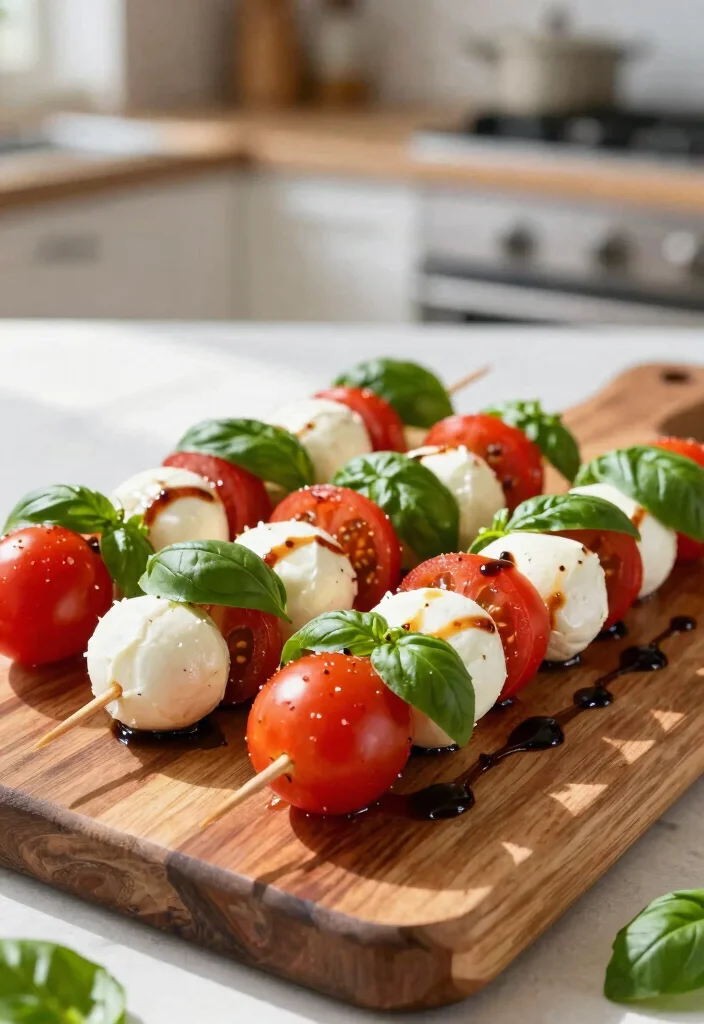 20 At-Home Brunch Ideas That Feel Special but Effortless - 11. Caprese Salad Skewers 1