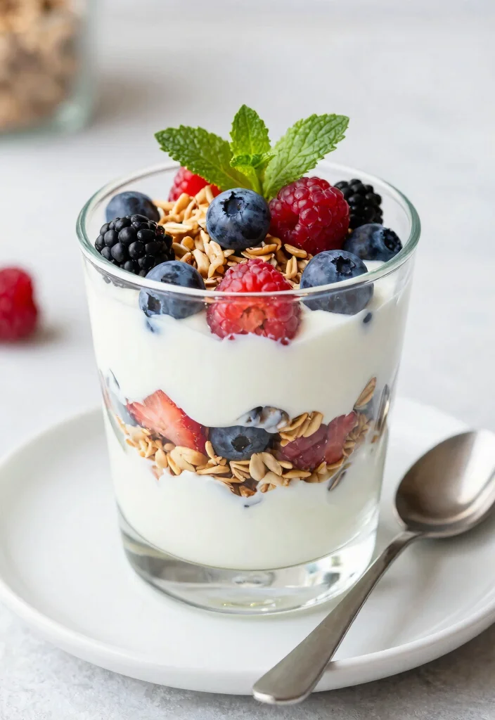 20 Brunch Ideas at Home That Are Simple and Stylish - 2. Greek Yogurt Parfait 1