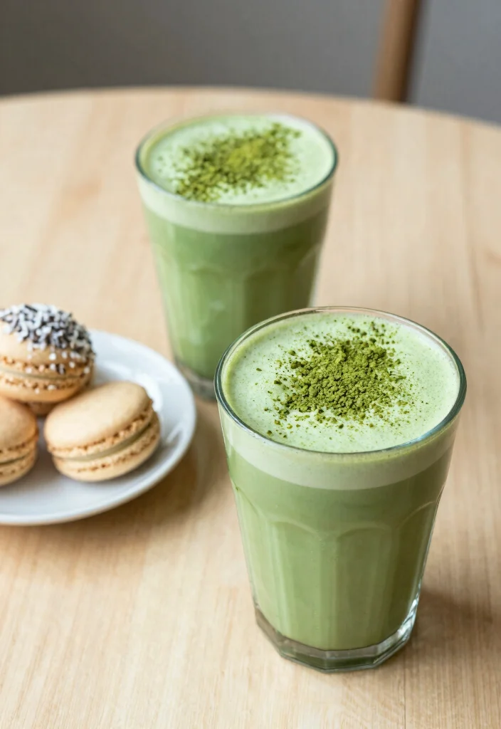 20 Brunch Ideas at Home That Are Simple and Stylish - 20. Matcha Latte 1