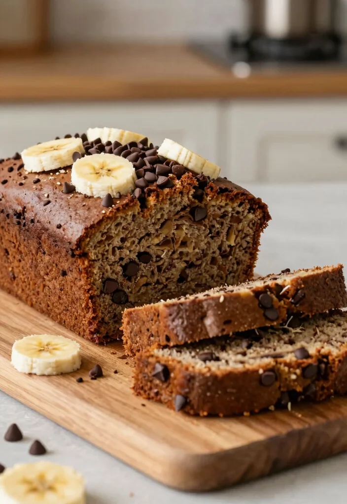 20 Brunch Ideas for a Crowd That Are Easy to Prepare - 14. Chocolate Chip Banana Bread 1