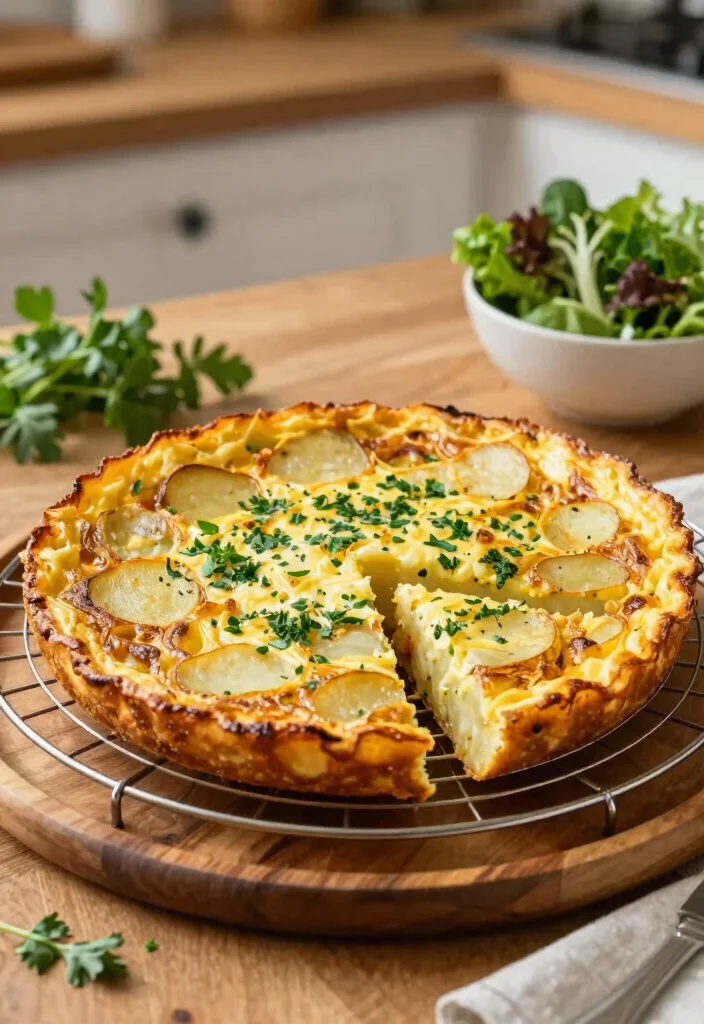 20 Brunch Ideas for a Crowd That Are Easy to Prepare - 5. Savory Potato Frittata 1
