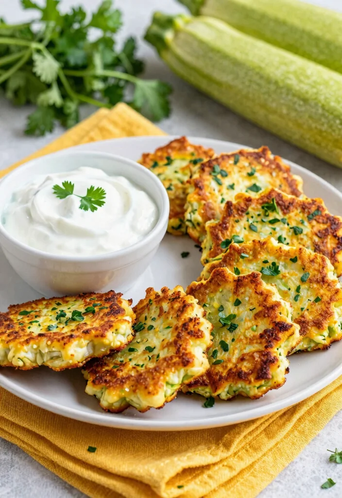 20 Easy Brunch Food Ideas for Busy Mornings - 15. Zucchini Fritters 1