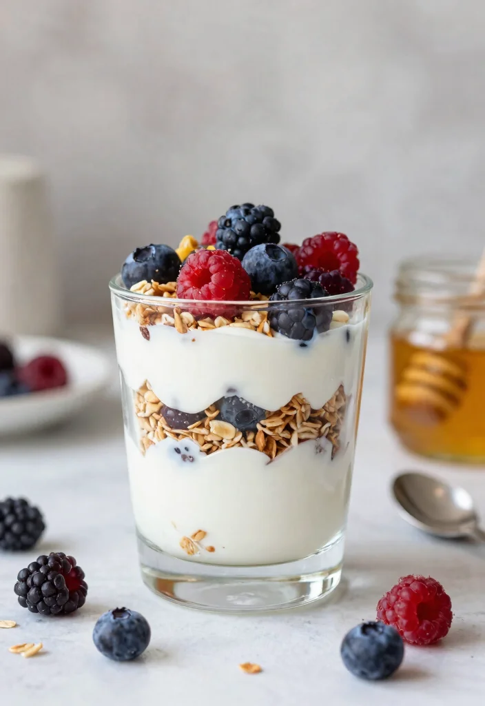 20 Easy Brunch Food Ideas for Busy Mornings - 2. Greek Yogurt Parfait 1