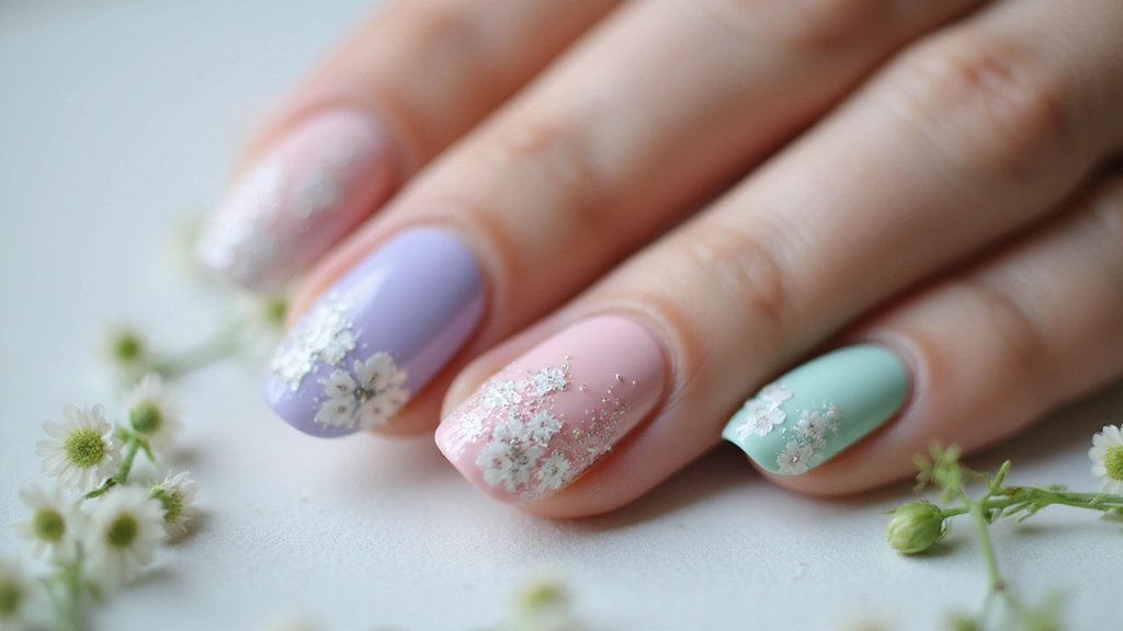 26 Delicate Nails with Flowers for Romantic - The Nail Hair Diary