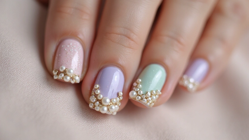 40 Elegant Nails with Pearls for Sophisticated - The Nail Hair Diary