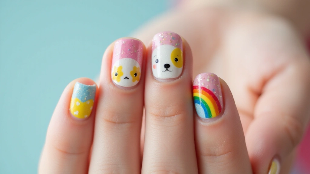 30 Adorable Cute Nail Ideas for Kids' Playful Adventures - The Nail Hair Diary