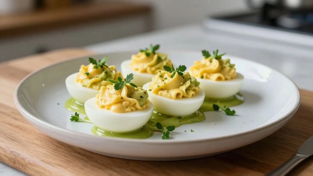 Avocado Deviled Eggs Creamy and Fresh