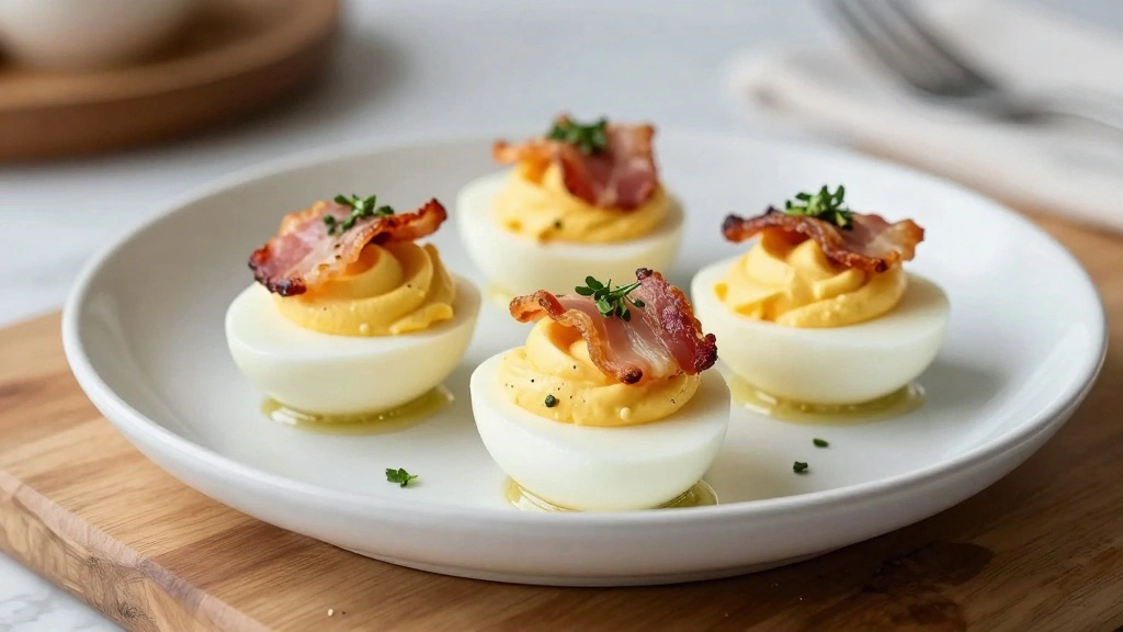 Bacon Deviled Eggs Recipe Extra Flavorful