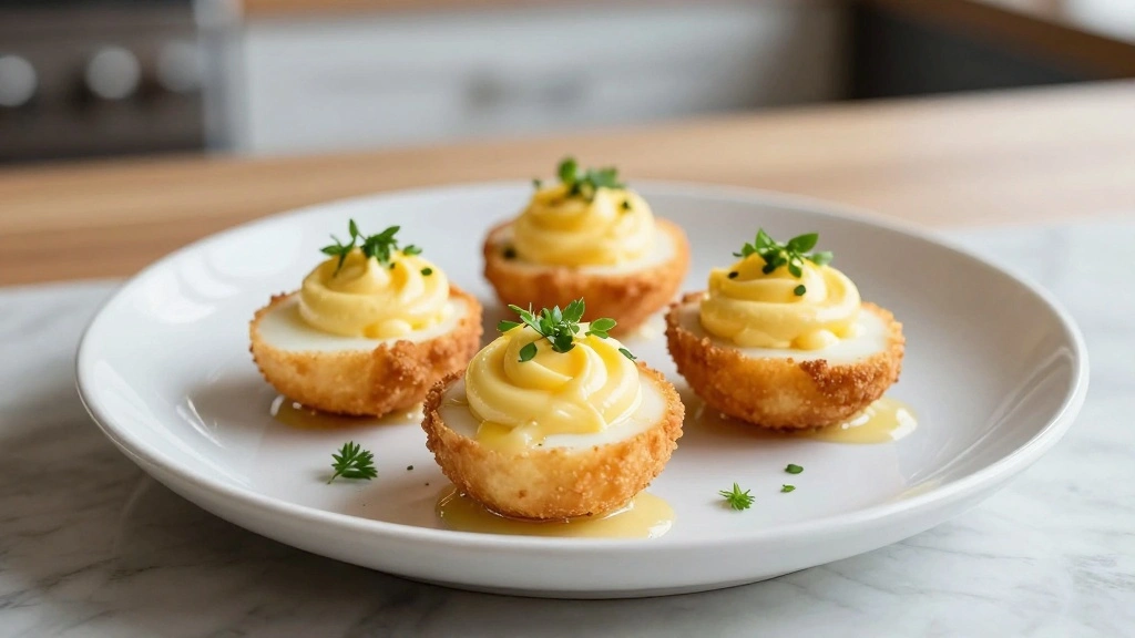 Deep Fried Deviled Eggs Crispy and Creamy