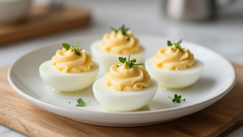 Deviled Eggs Without Mayo Creamy and Light