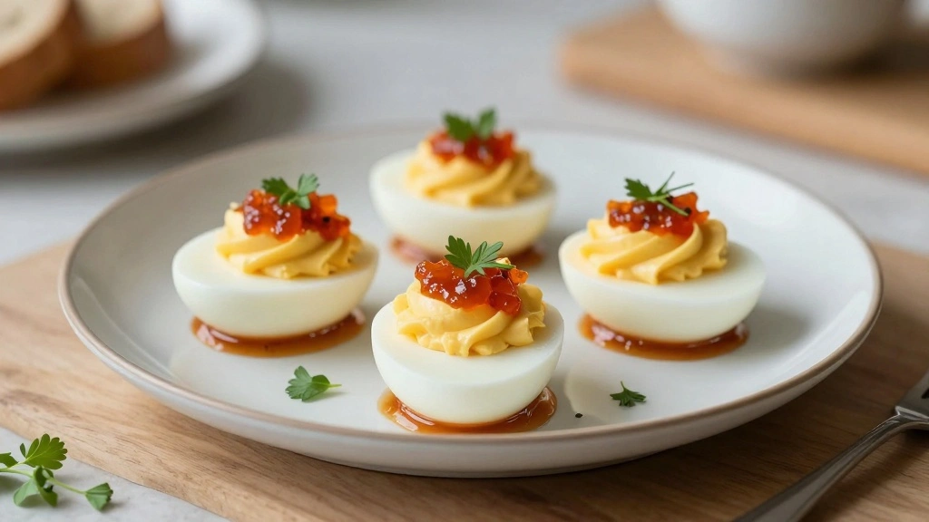 Deviled Eggs with Relish Classic and Tangy