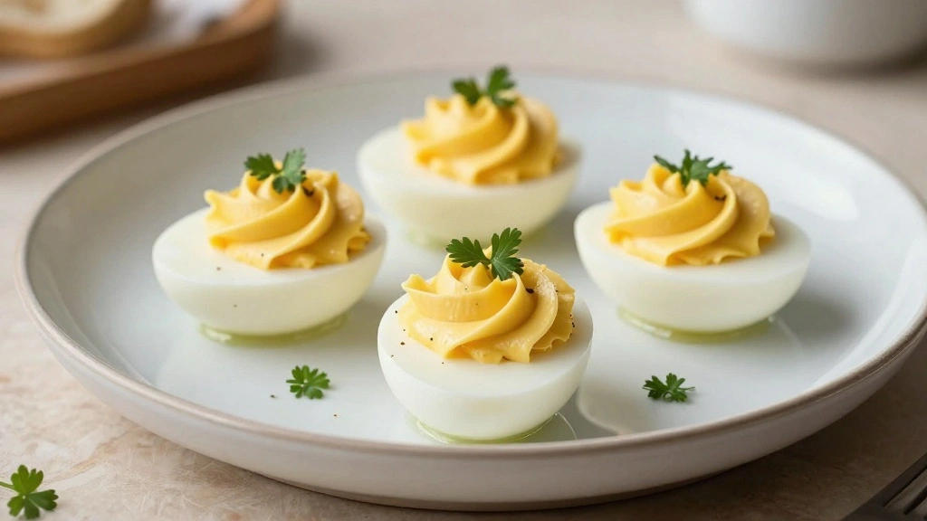 Easy 4 Ingredient Deviled Eggs Recipe
