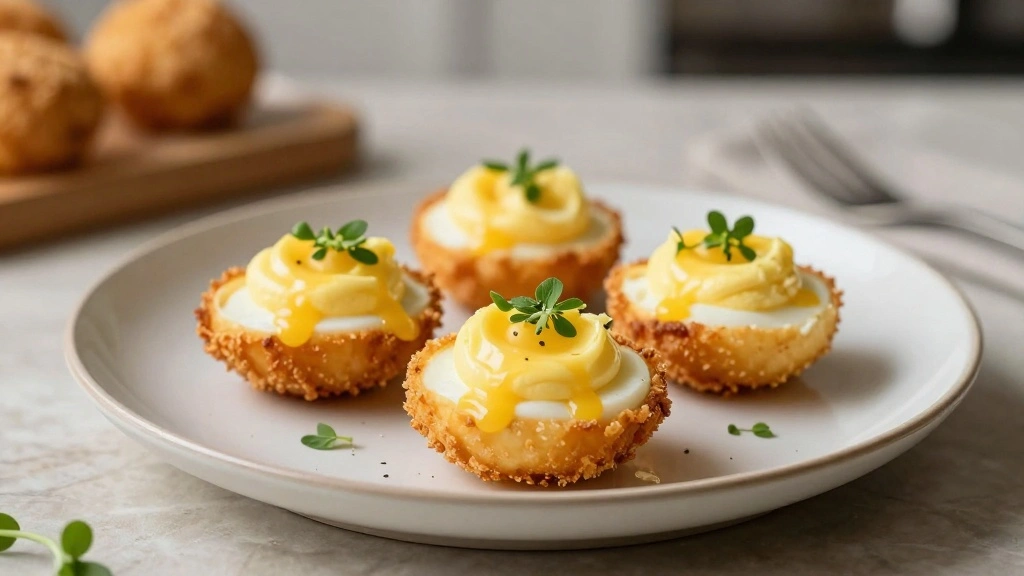 Fried Deviled Eggs Recipe Crispy Outside Creamy Inside