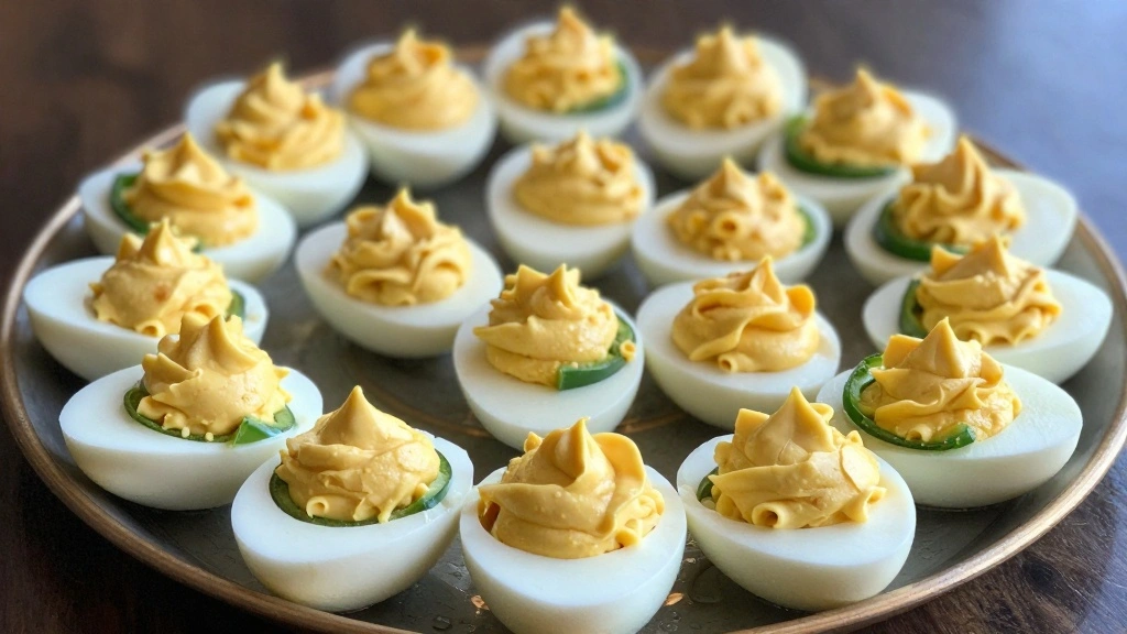 Jalapeno Popper Deviled Eggs Creamy and Spicy - Step 8: Serve and Enjoy 1