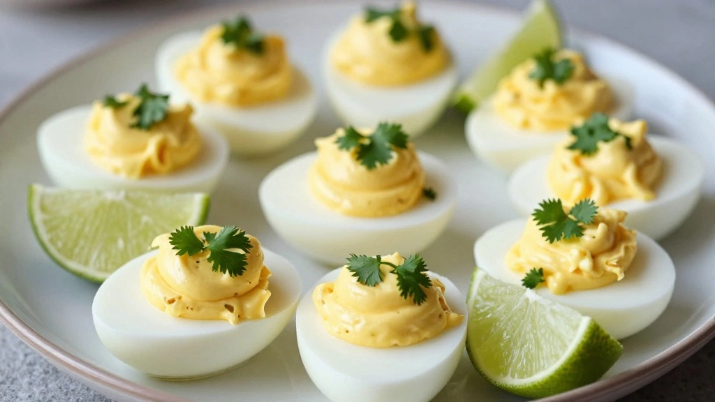 Mexican Deviled Eggs Recipe with Zesty Flavor - Step 8: Serve and Enjoy 1