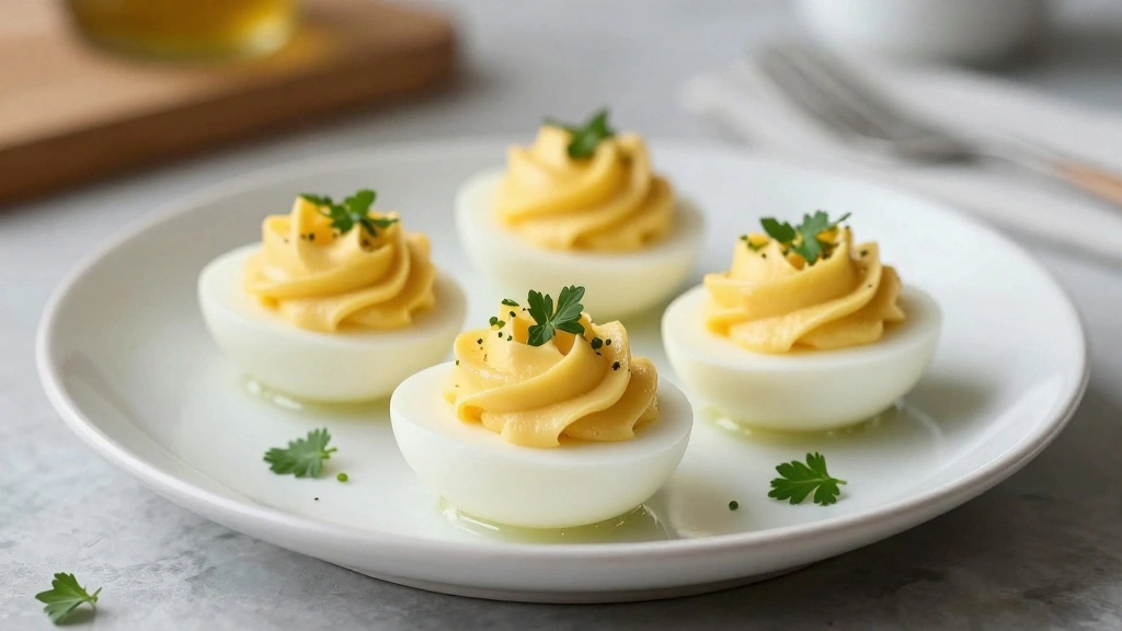 Simple Deviled Eggs Recipe with Basic Ingredients