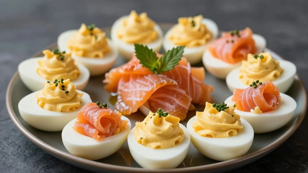 Smoked Salmon Deviled Eggs Recipe Fancy and Creamy - Step 8: Serve and Enjoy 1
