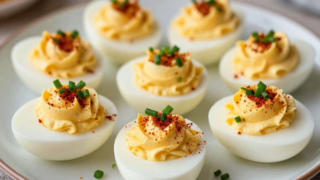 Southern Deviled Eggs Recipe Rich and Creamy - Step 8: Garnish and Serve 1
