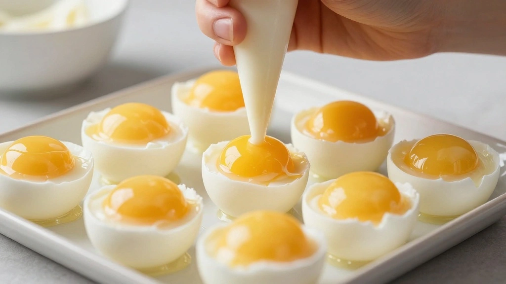 Traditional Deviled Eggs Recipe Old Fashioned - Step 5: Fill the Egg Whites 1
