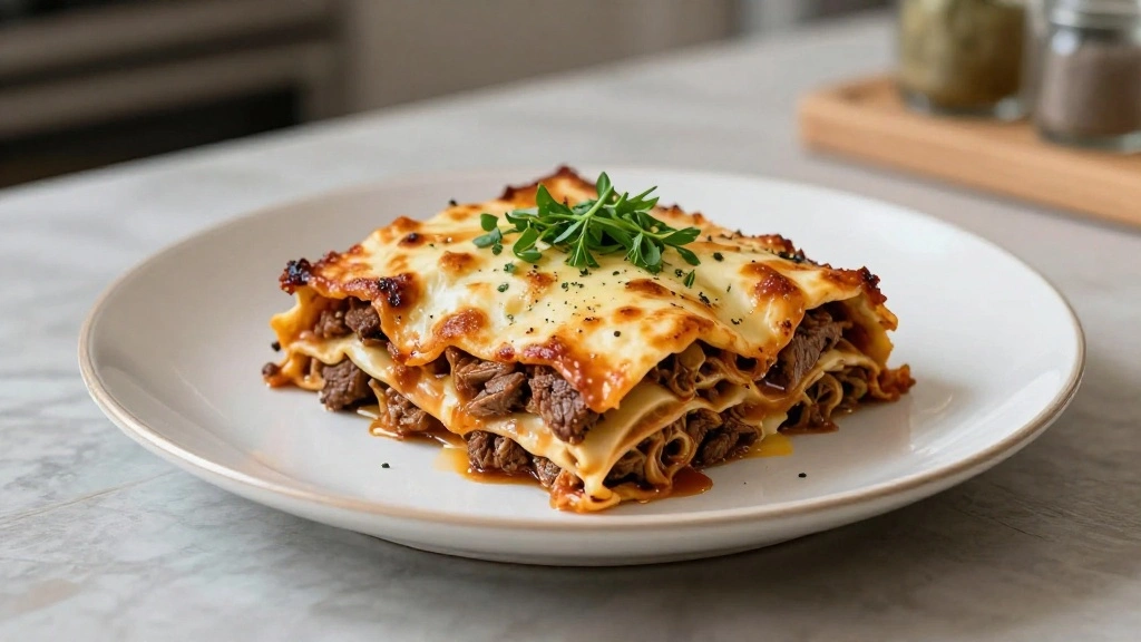 Flavorful Taco Lasagna Recipe with Beef