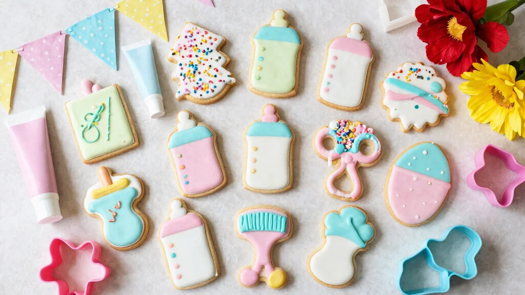 7 Easy Baby Shower Sugar Cookies Recipes Decorated and Totally Adorable