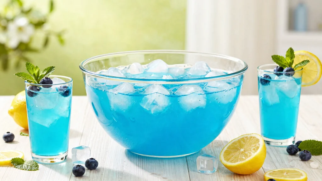 8 Easy Blue Punch Recipes for Baby Shower Refreshing Pretty and Non Alcoholic
