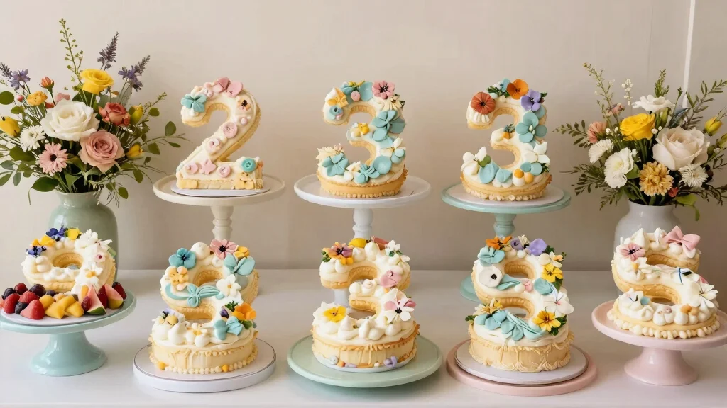 8 Sweet Number Cake Ideas for Baby Girl Beautiful Elegant and Easy to Make