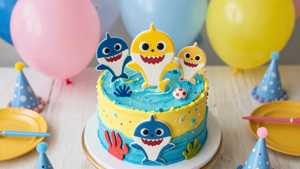 9 Fun Baby Shark Birthday Cake Ideas Easy Colorful and Kids Will Love